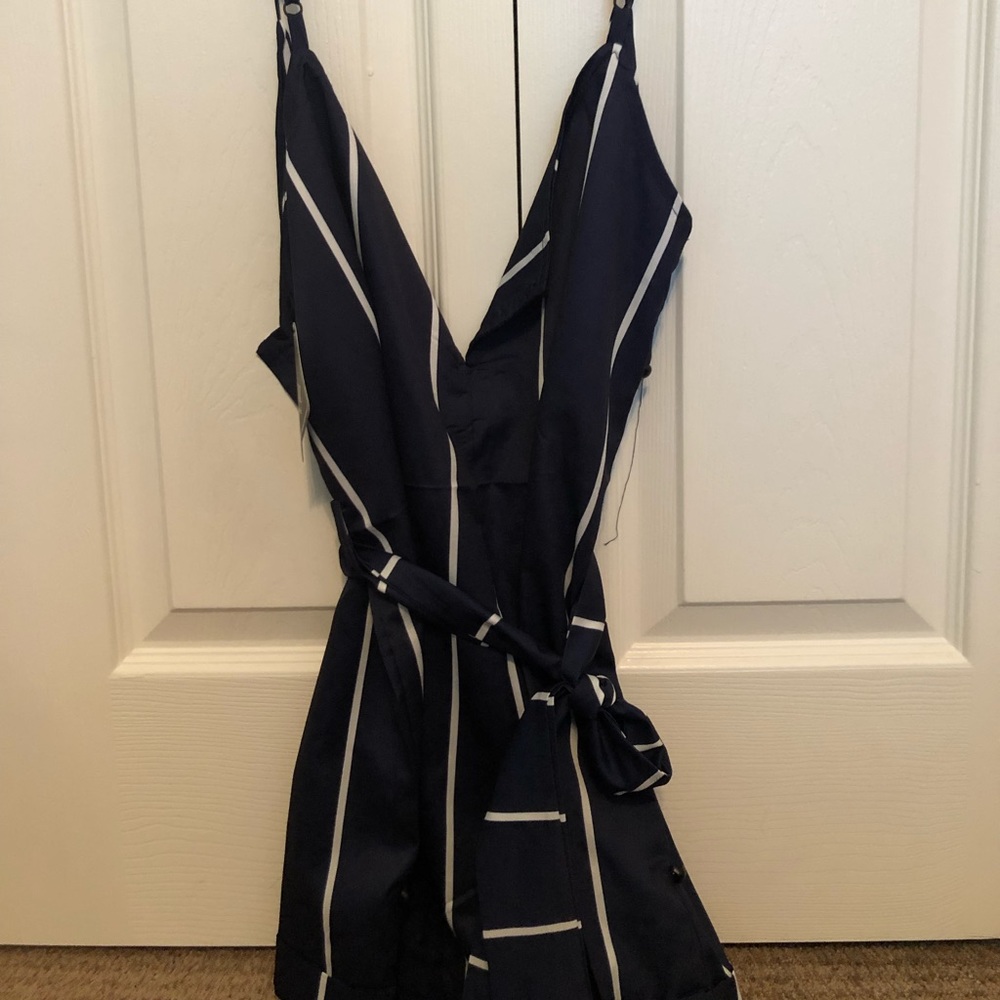 Striped romper